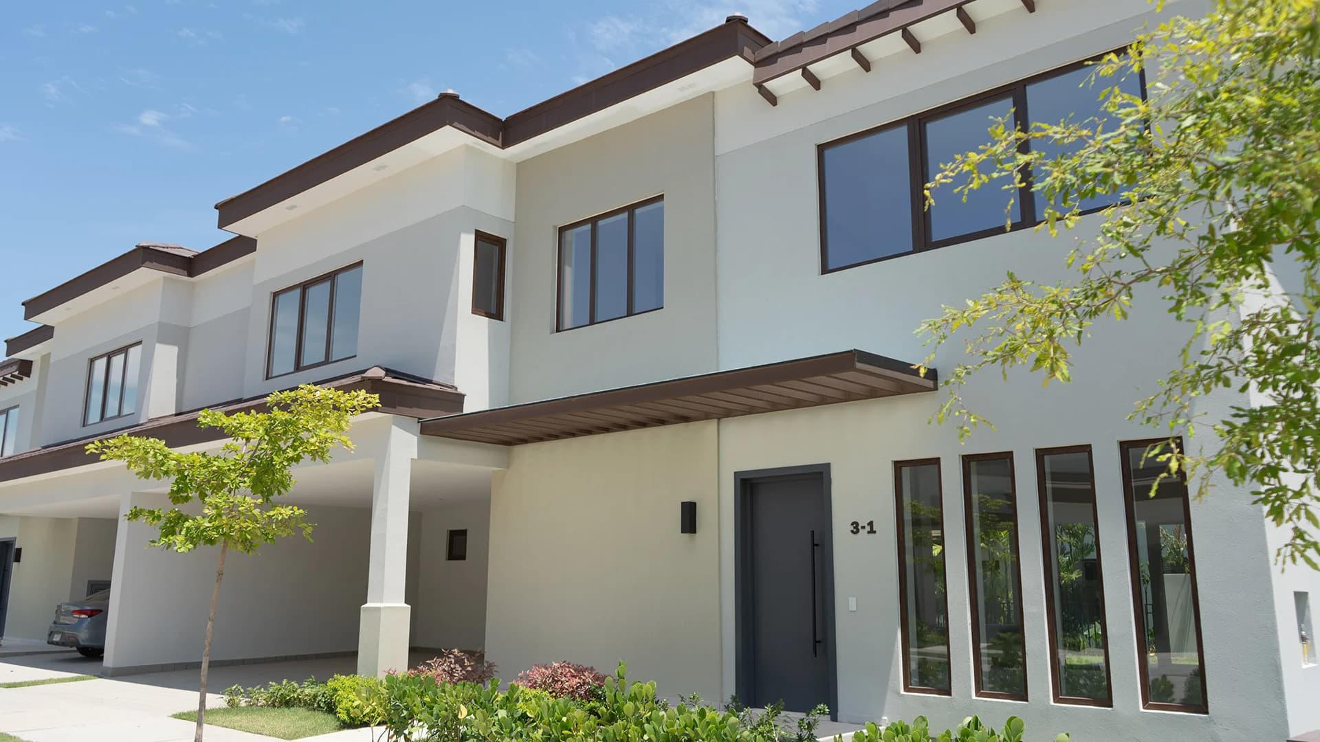 Modern two-story homes at Santa Maria Golf & Country Club, Panama City