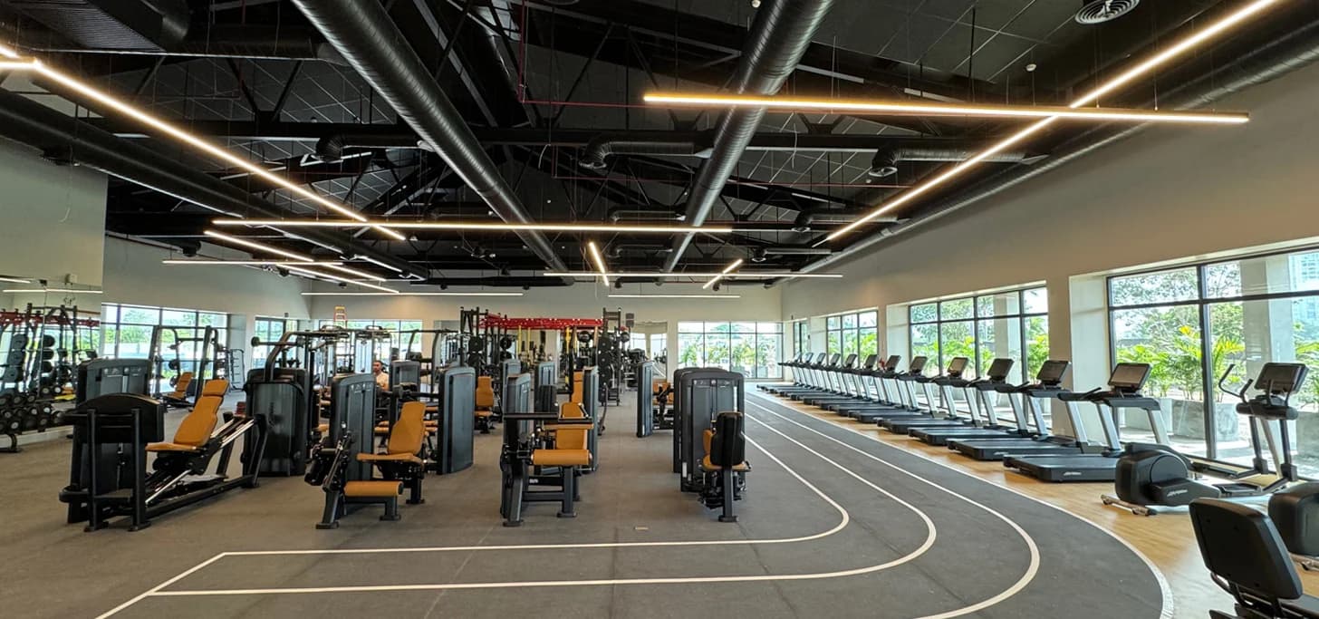 Fitness center at The Santa Maria Country Club