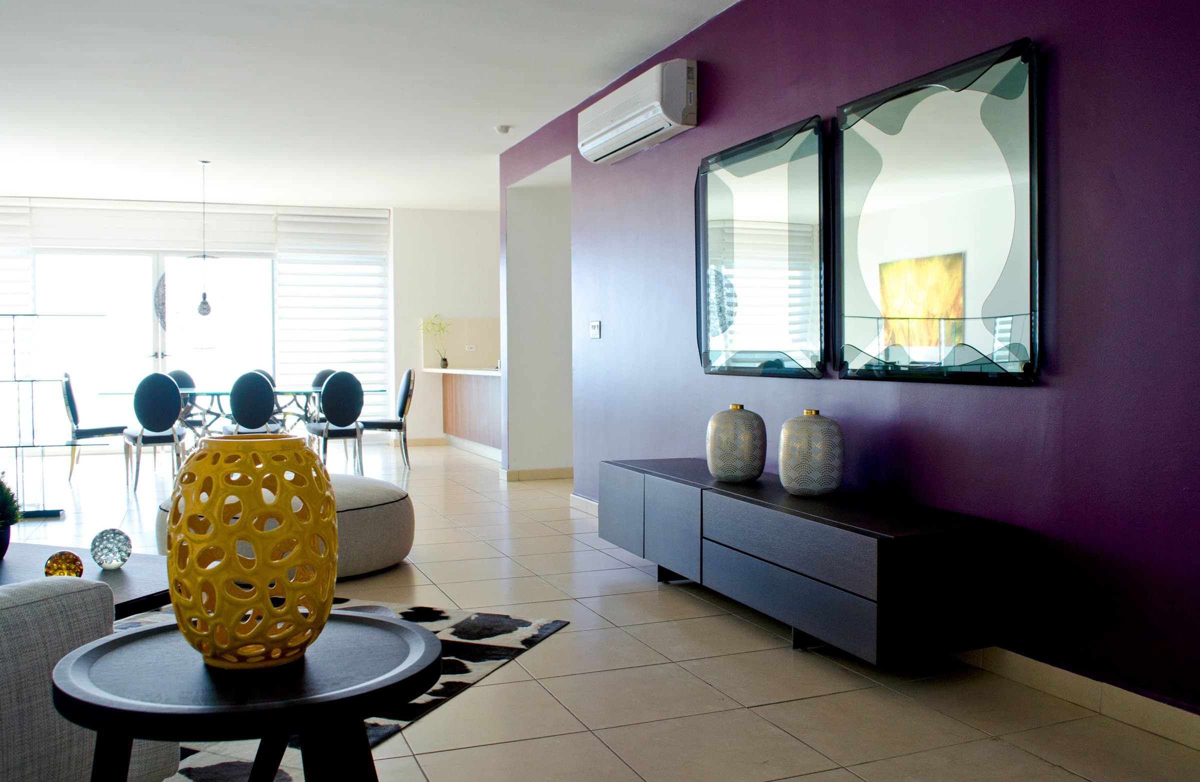 Oasis on the Bay Model A apartment living room