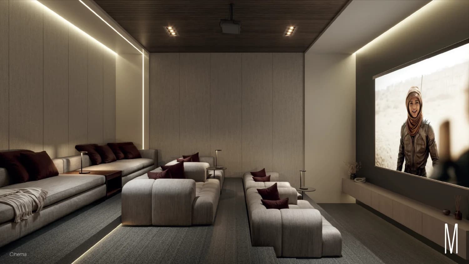 Moderna 360 private cinema room