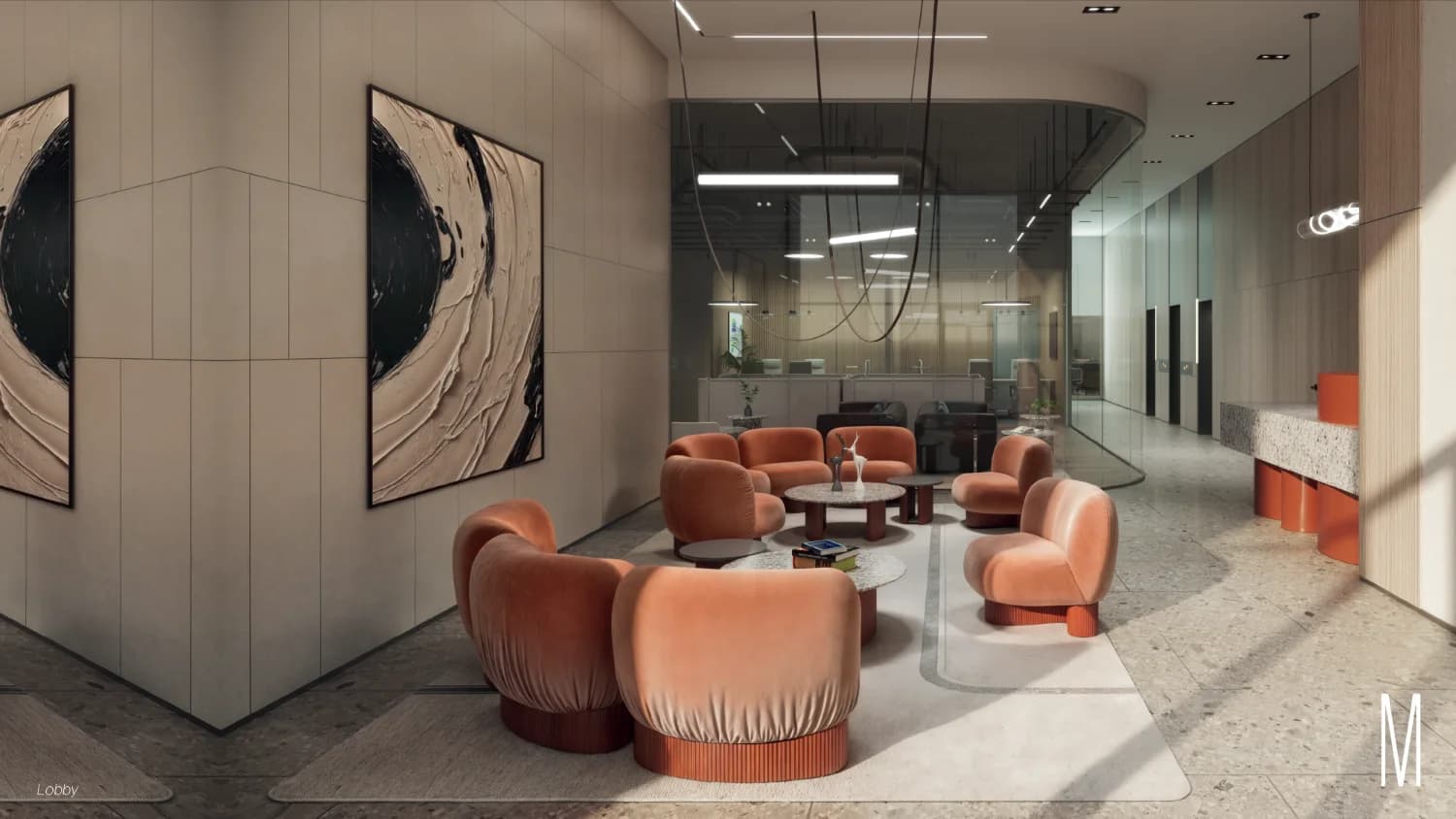 Moderna 360 lobby lounge