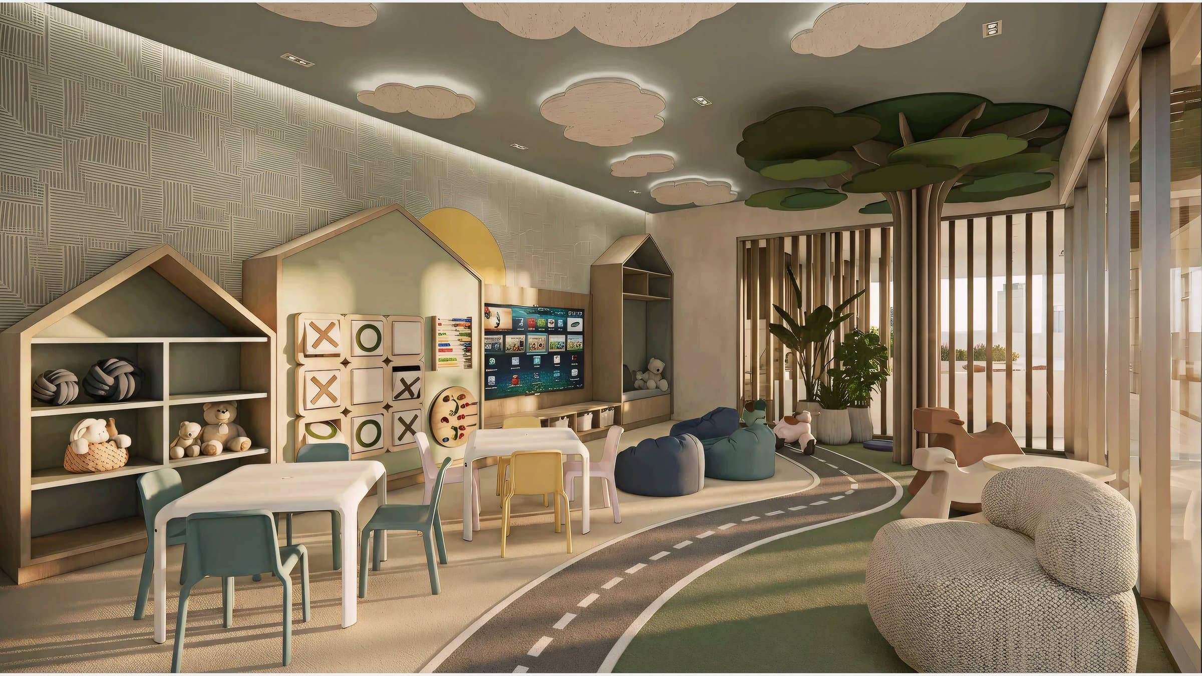 Kids' playroom at Torre Altair, Santa Maria
