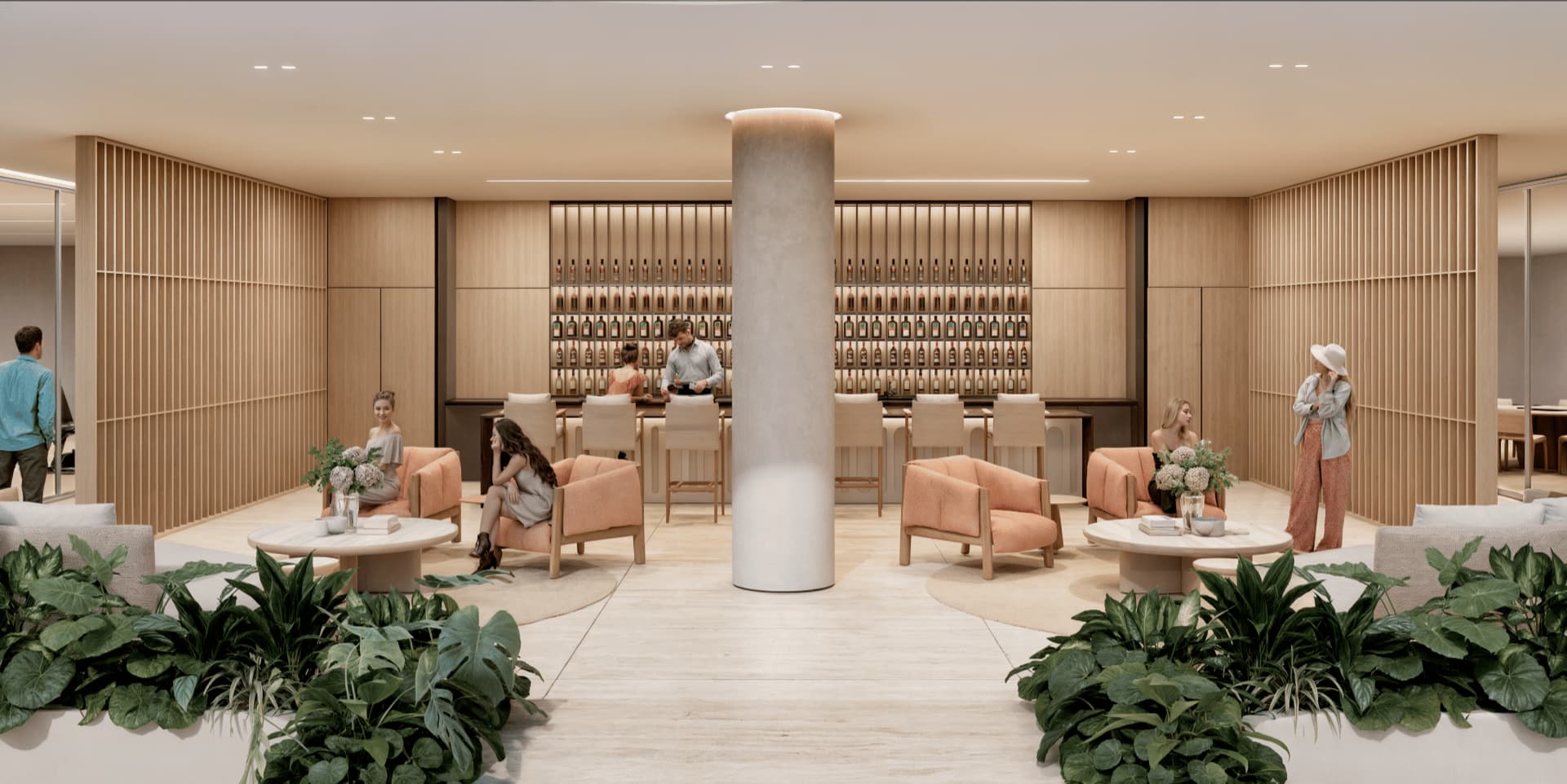 Private bar of Azure