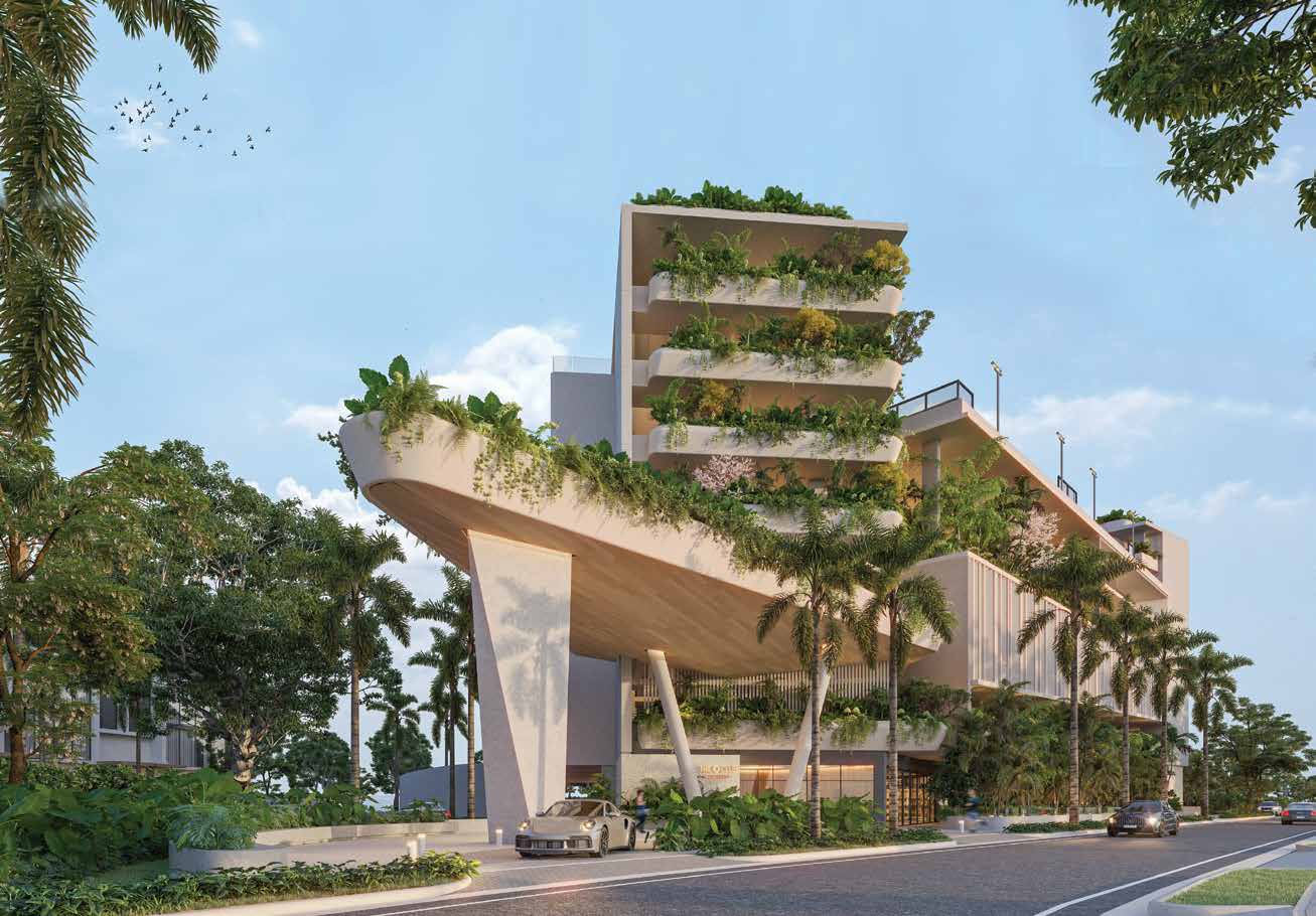 Facade of O Club Residences at Ocean Reef Islands, Panama