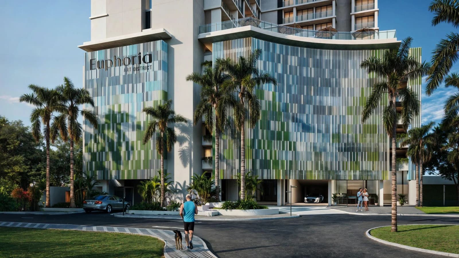 Street-level entrance of Euphoria Art District