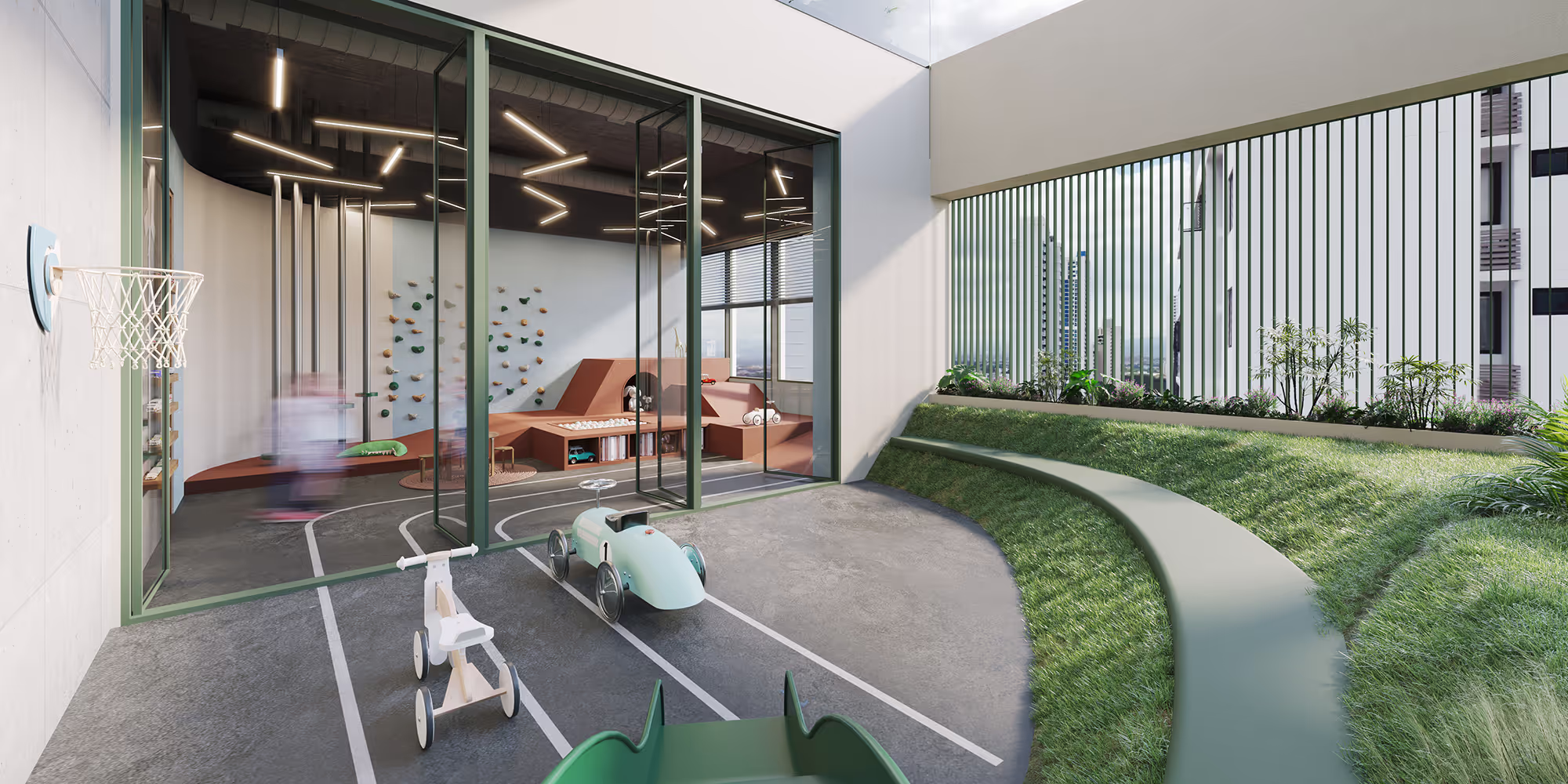 Children’s play area at A19 Cincuentenario
