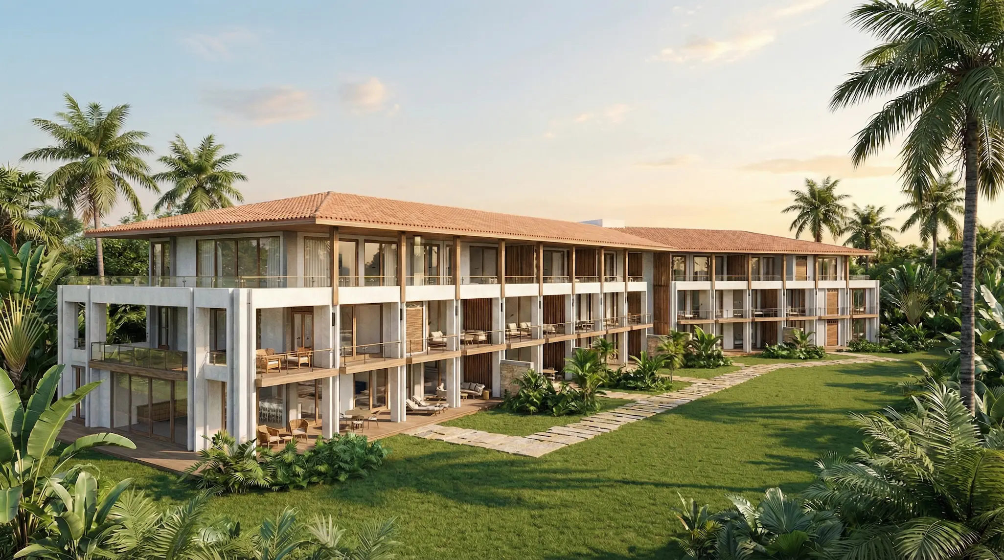 Marina Residences building at Trophy Bay, Gulf of Chiriquí