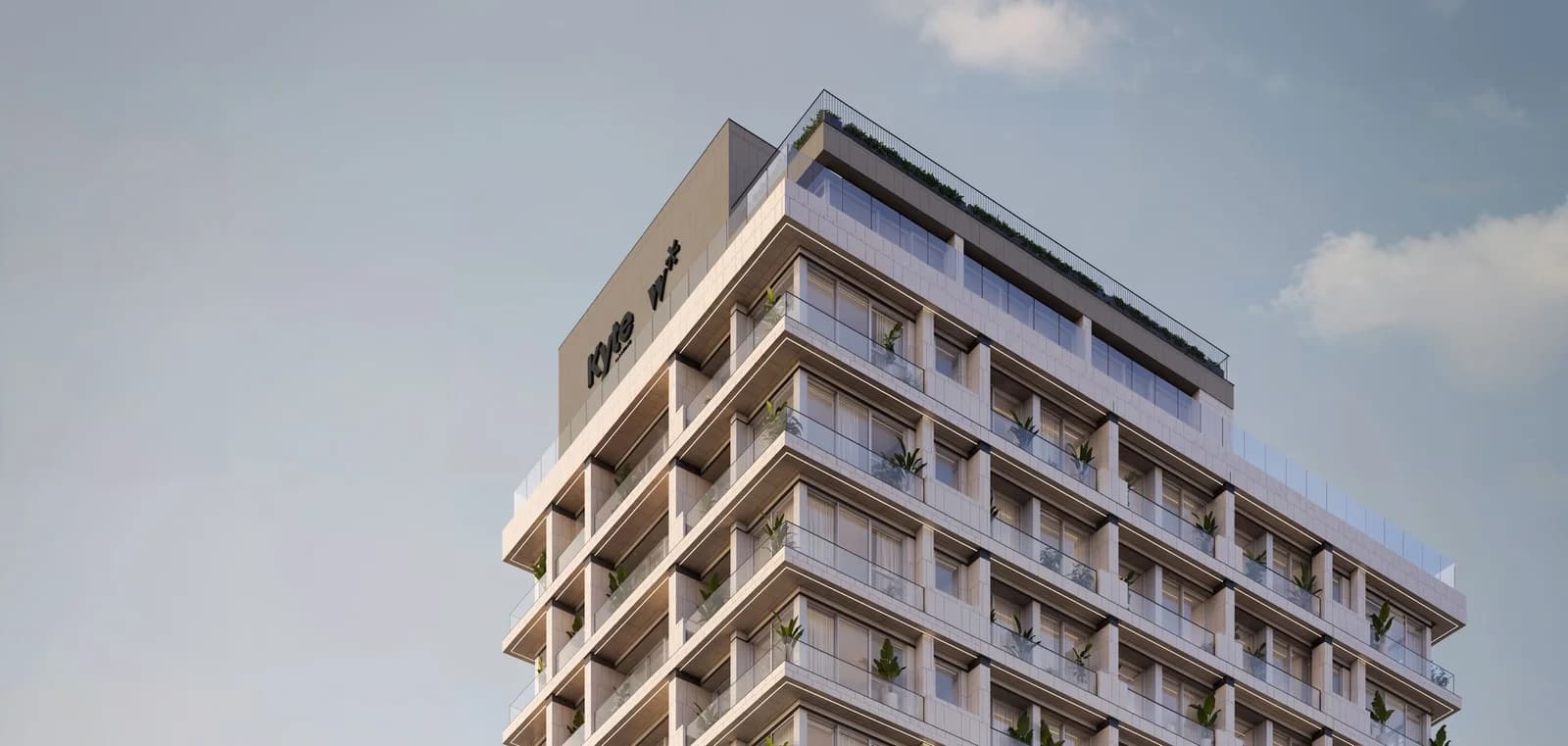 Upper floors of the KYTE by Living tower