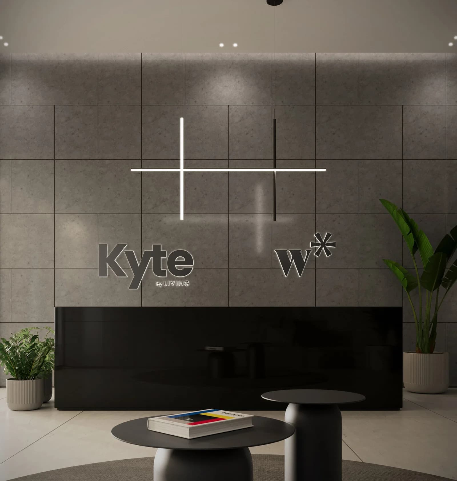 Serviced lobby of KYTE by Living
