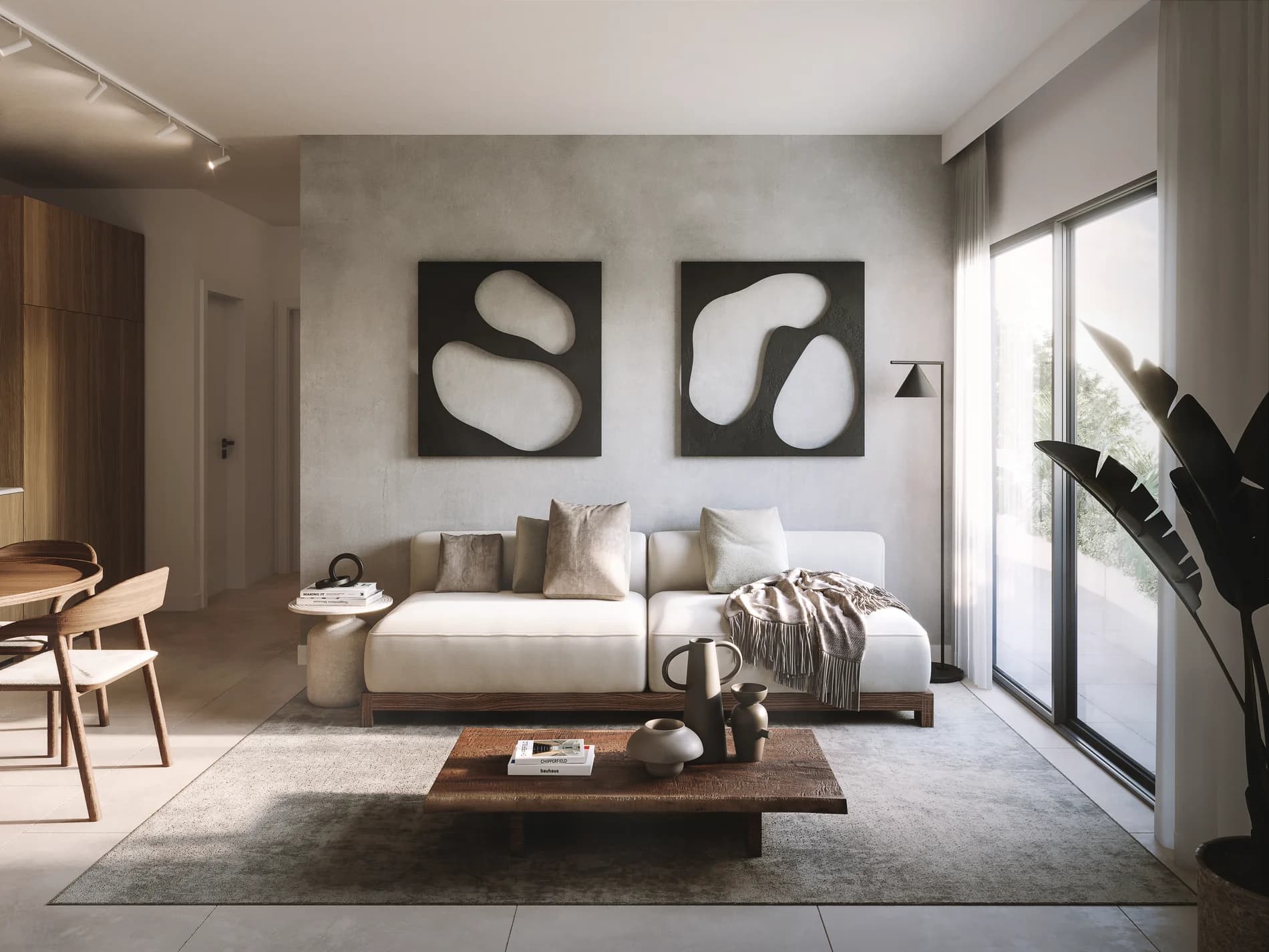 Living room of a larger apartment at Amara El Cangrejo