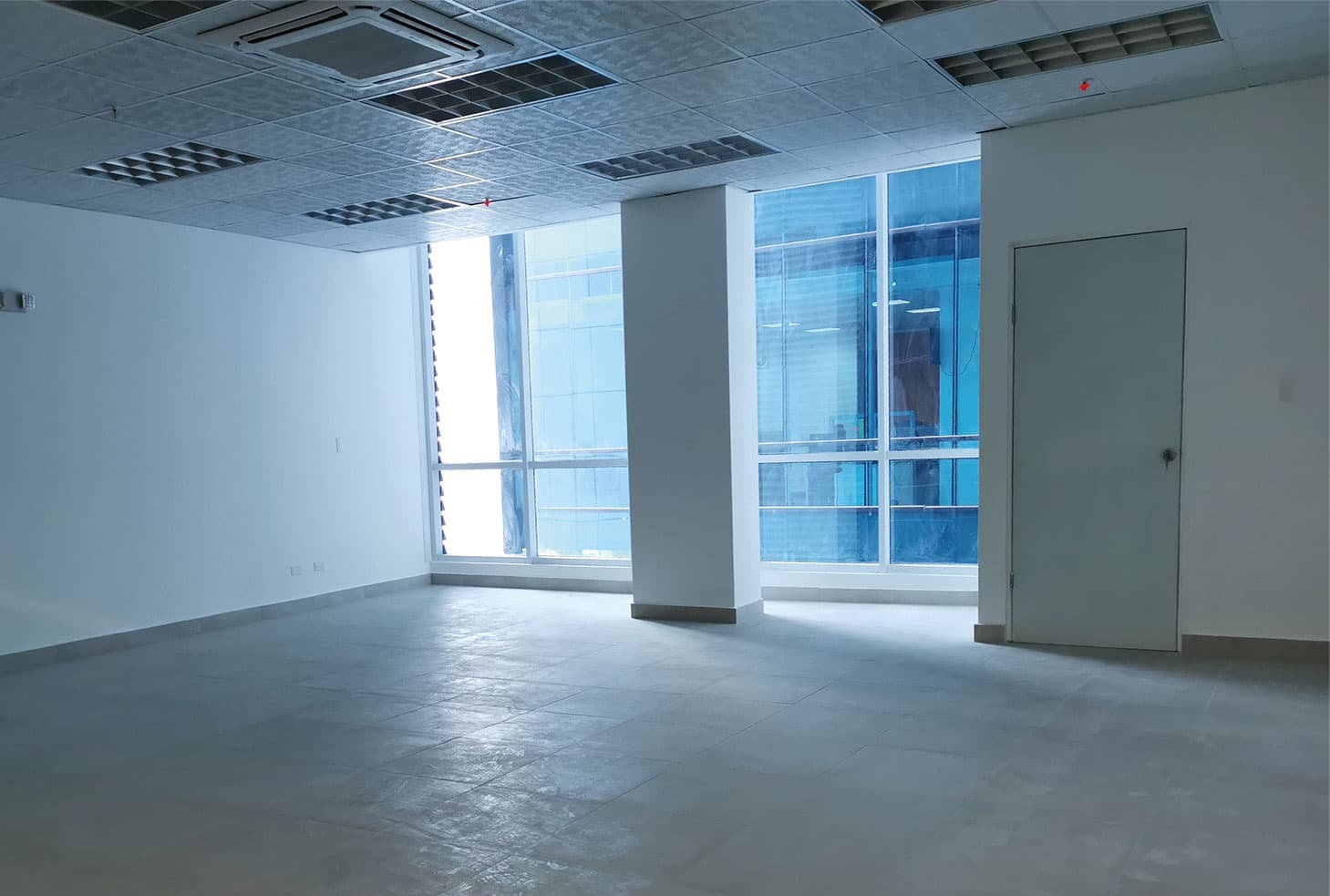 Edison Corporate Center finished office space with windows