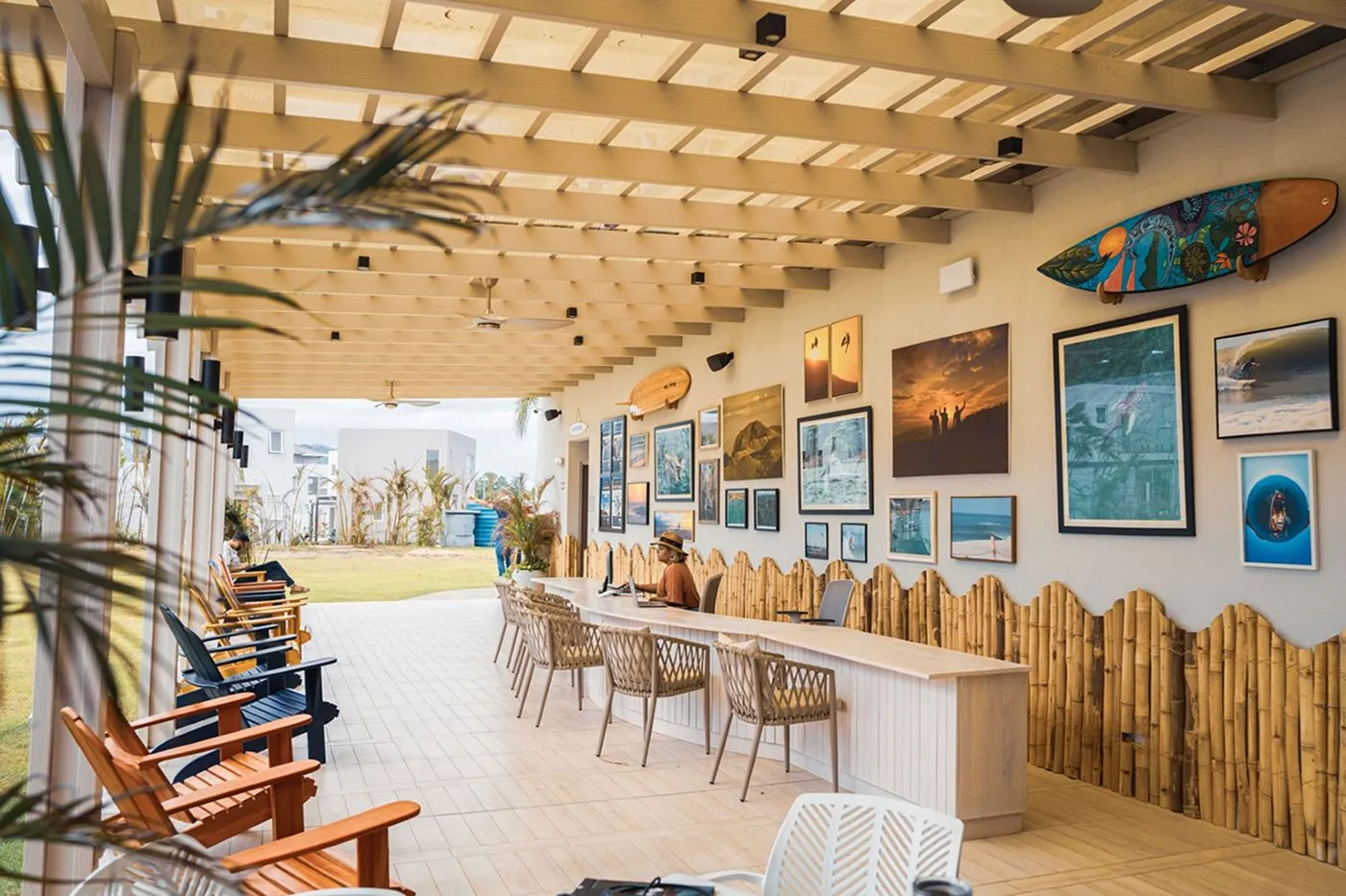 Surf club bar and lounge at The Tides