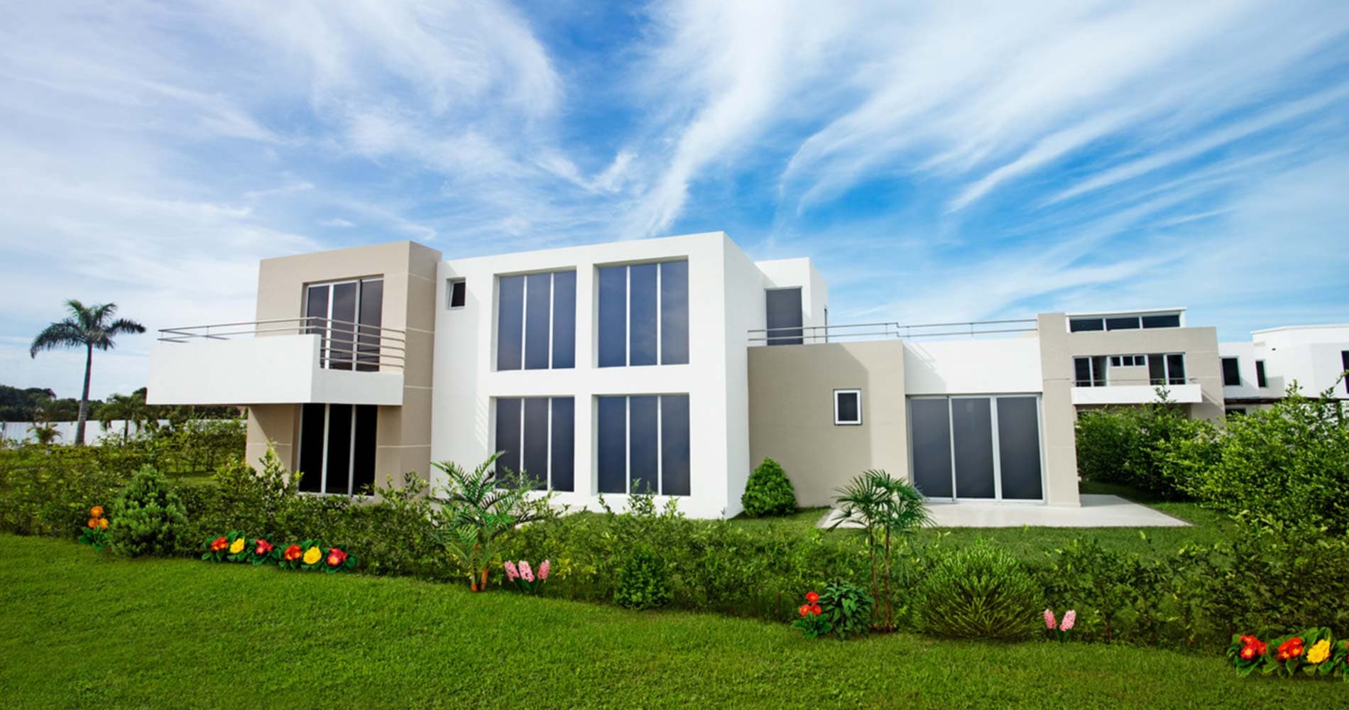 Modern single-family house with garden at Villasur Residences, Costa Sur