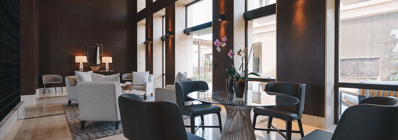 Lobby lounge of Santa María Court