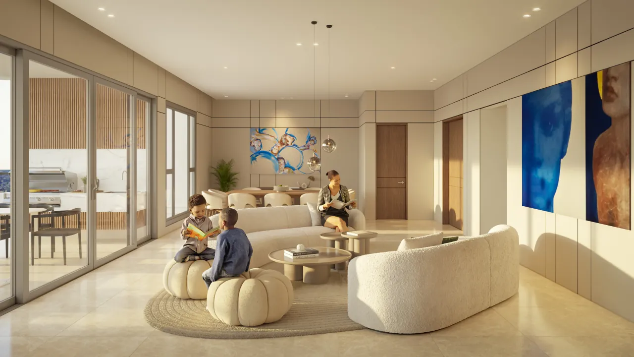 Living room in a Capela residence