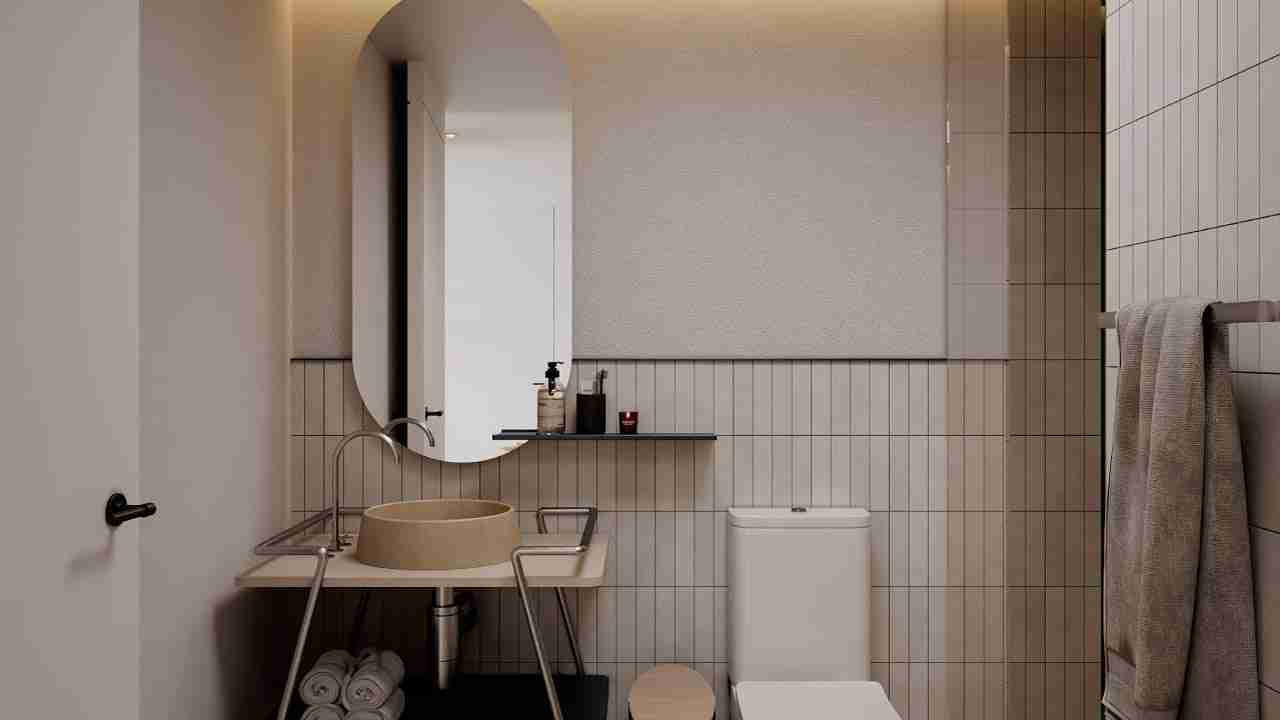 Bathroom of a Ventu Homtel suite